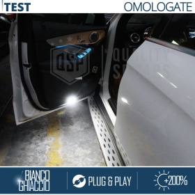 2 LED Courtesy Door Lights for MERCEDES C Class Coupè C204 | Puddle Lights Cool White CANbus