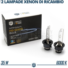 2x Bombillas Bi-Xenon D2S de Repuesto para RANGE ROVER SPORT (05-10) Luz Blanca 6000K 35W