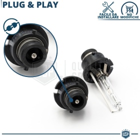 2x Bombillas Bi-Xenon D2S de Repuesto para RANGE ROVER SPORT (05-10) Luz Blanca 6000K 35W