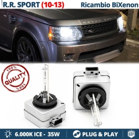 2x Bombillas Bi-Xenon de Repuesto para RANGE ROVER SPORT 1 FACELIFT Luz Blanca 6000K 35W