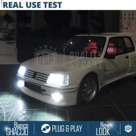 Kit Led H4 para PEUGEOT 205 Luces de Cruce + Carretera 6500K 8000LM | Plug & Play CANbus