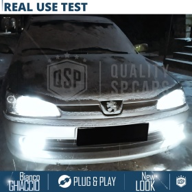 Kit Led H4 para PEUGEOT 306 Luces de Cruce + Carretera 6500K 8000LM | Plug & Play CANbus