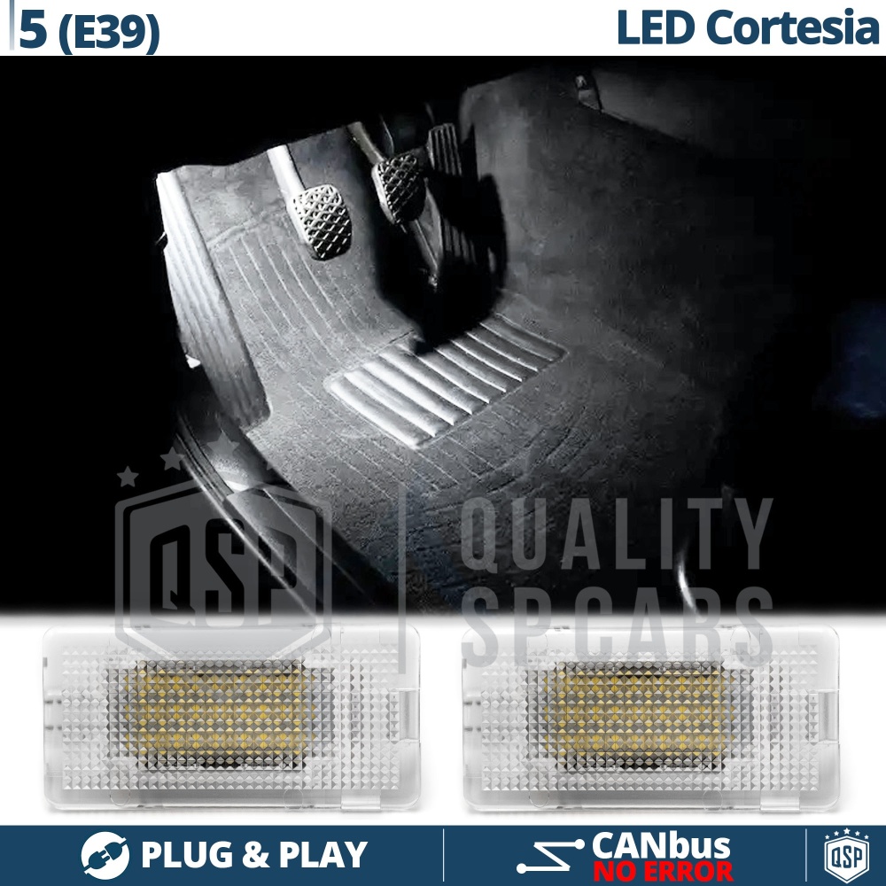LED Footwell Lights for BMW 5 Series E39 | Interior ICE White Lights | CANbus Error FREE LED Footwell Lights for BMW 5 Series E39 | Interior ICE White Lights | CANbus Error FREE