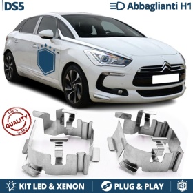 2X Adaptatores del Retenedor Soporte Bombilla para Citroen DS5, para Montaje KIT LED H1