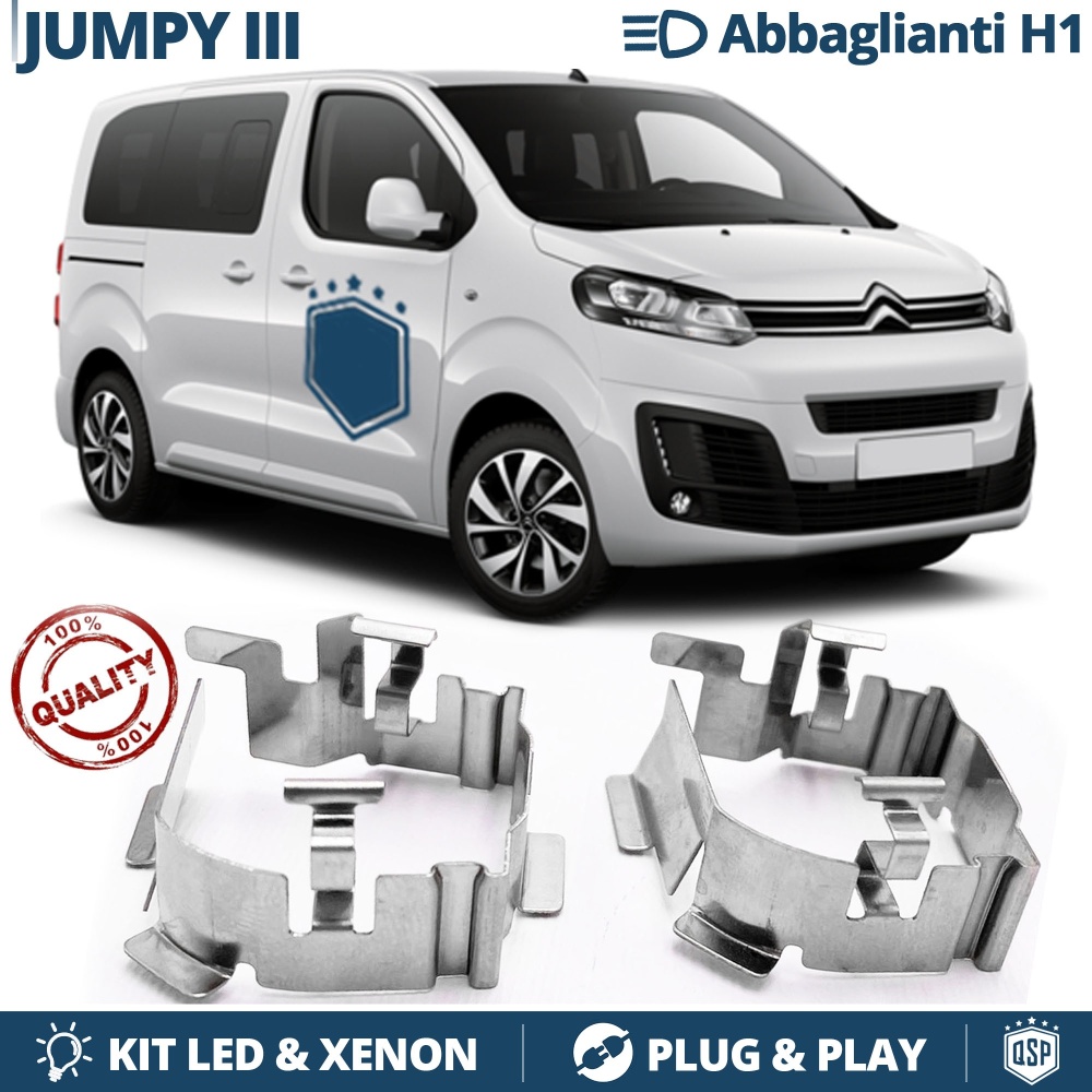 2X Adaptatores del Retenedor Soporte Bombilla para Citroen Jumpy 3, para Montaje KIT LED H1 2X Adaptatores del Retenedor Soporte Bombilla para Citroen Jumpy 3, para Montaje KIT LED H1