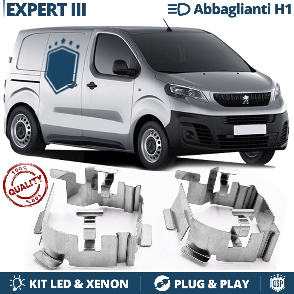 2X Adaptatores del Retenedor Soporte Bombilla para Peugeot Expert 3, para Montaje KIT LED H1 2X Adaptatores del Retenedor Soporte Bombilla para Peugeot Expert 3, para Montaje KIT LED H1