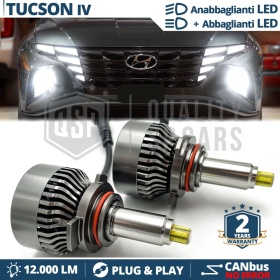 Kit LED per HYUNDAI TUCSON 4 | Anabbaglianti + Abbaglianti HB3 CANbus Luce Bianca 12000LM