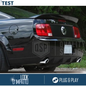 2 Embellecedores Tubos de ESCAPE para FORD Mustang 5 DX + SX en ACERO Inoxidable | PLUG & PLAY