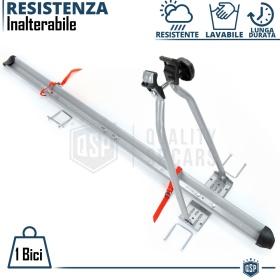 Universal Car Roof BIKE RACK in Steel to be INSTALLED on Roof Bars | TÜV GS Approved
