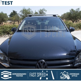 Barras de Techo de Aluminio GOODYEAR Carga 90KG con Doble Cerradura Antirrobo | 135 CM