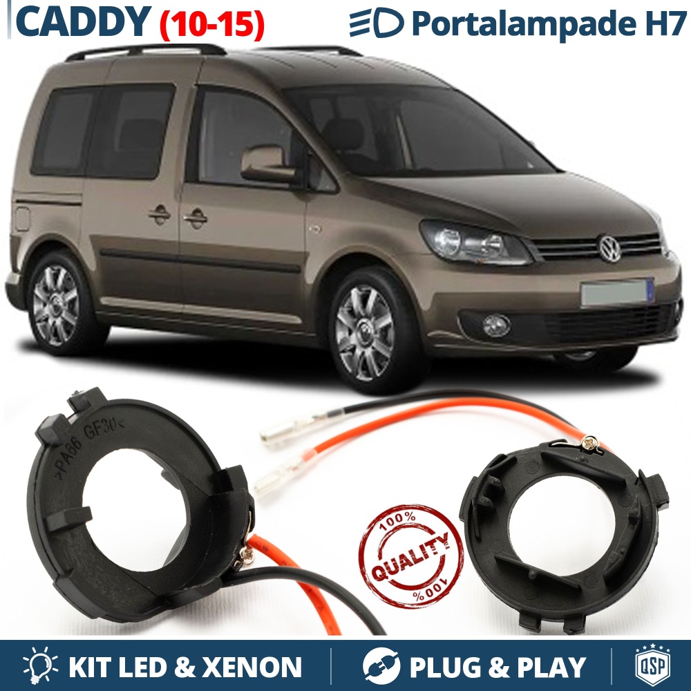 2 Adaptatores del Retenedor Soporte Bombilla para VW CADDY 3 FACELIFT 10-15 Montaje KIT LED H7 2 Adaptatores del Retenedor Soporte Bombilla para VW CADDY 3 FACELIFT 10-15 Montaje KIT LED H7