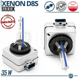 2 Bombillas de Repuesto D8S BI-XENON 6000K Blanco Frío 35W | Alto Brillo Larga Duración