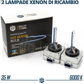 2 Bombillas de Repuesto D8S BI-XENON 6000K Blanco Frío 35W | Alto Brillo Larga Duración