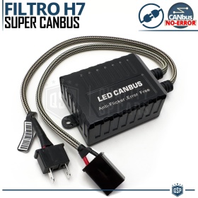 X1 Resistencia Canbus H7 para Bombillas Led  | Decoddificador Anti Error, Anti Parpadeo