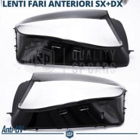 2 VIDRIOS de Faros Para Mercedes GLC X253 (DER + IZQ) | REEMPLAZO Cubertura de Faros