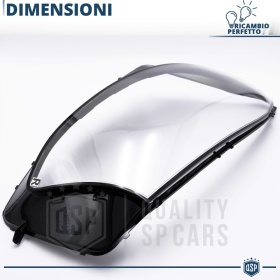 2 VIDRIOS de Faros Para Mercedes GLC X253 (DER + IZQ) | REEMPLAZO Cubertura de Faros