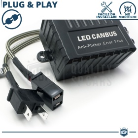 X1 Resistencia Canbus H7 para Bombillas Led  | Decoddificador Anti Error, Anti Parpadeo