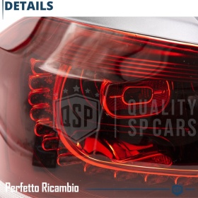FANALI Posteriori LED Per Golf 6 VI OMOLOGATI Freccia Dinamica | Ricambio Fari PERFETTO in R Line GTI