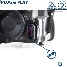FARI LED Per Vw Golf 6 FARI Anteriori + FANALI Posteriori con FRECCE DINAMICHE | Plug & Play Tuning