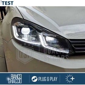 FARI LED Per Vw Golf 6 FARI Anteriori + FANALI Posteriori con FRECCE DINAMICHE | Plug & Play Tuning