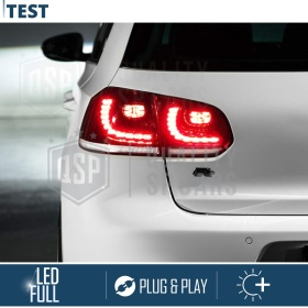 FARI LED Per Vw Golf 6 FARI Anteriori + FANALI Posteriori con FRECCE DINAMICHE | Plug & Play Tuning