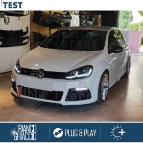 FARI LED Per Vw Golf 6 FARI Anteriori + FANALI Posteriori con FRECCE DINAMICHE | Plug & Play Tuning