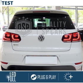 FARI LED Per Vw Golf 6 FARI Anteriori + FANALI Posteriori con FRECCE DINAMICHE | Plug & Play Tuning
