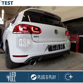 FARI LED Per Vw Golf 6 FARI Anteriori + FANALI Posteriori con FRECCE DINAMICHE | Plug & Play Tuning