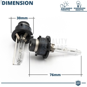 2x Bombillas Xenon D2S de Repuesto para MAZDA RX-8 Luz 6.000K Blanco Frio Lámparas 35W