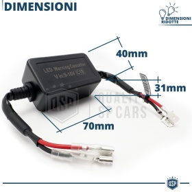X1 Resistencia Canbus H1 para Bombillas Led  | Decoddificador Anti Error, Anti Parpadeo
