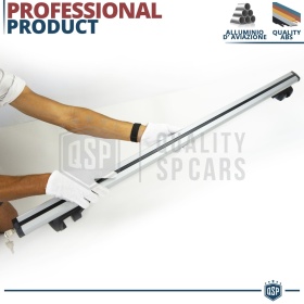 Barras de Techo de Aluminio para Fiat Uno SW GOODYEAR Carga 90KG con Doble Cerradura Antirrobo