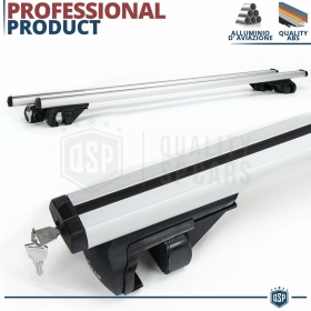 Barras de Techo de Aluminio para Fiat Uno SW GOODYEAR Carga 90KG con Doble Cerradura Antirrobo