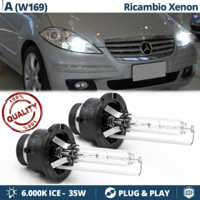 2x D2S Bi-Xenon Replacement Bulbs for MERCEDES A CLASS W169 HID 6.000K White Ice 35W