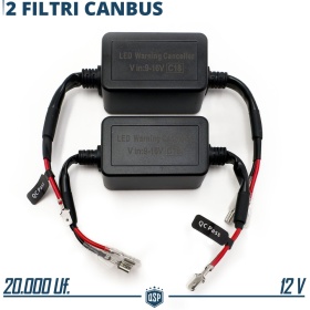 X2 Resistencias CANbus H1 para Bombillas Led | Decoddificador Anti Error, Anti Parpadeo