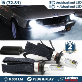 Kit LED H4 para BMW SERIE 5 E12, E28 Luces de Cruce + Carretera | 6500K 8000LM CANbus