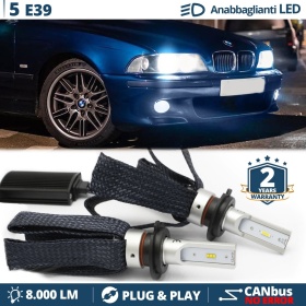 Kit LED H7 para BMW Serie 5 E39 Luces de Cruce CANbus | 6500K Blanco Frío 8000LM