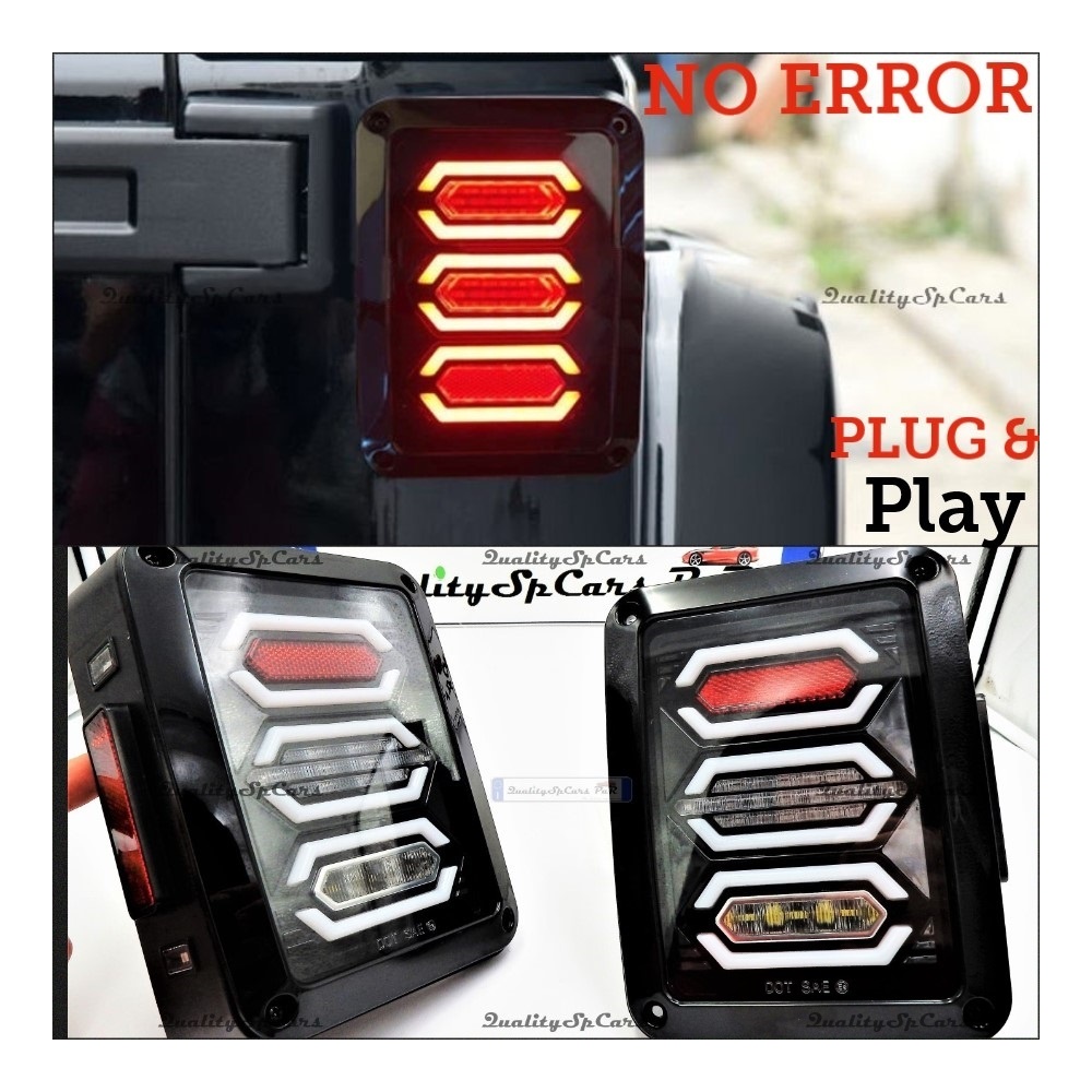 PAREJA FAROS LUCES TRASERAS FULL LED PLUG AND PLAY PARA JEEP WRANGLER JK 2007- Stop, Marcha Atrás, Intermitentes CANBUS Plug & Play. IP67 Anti Polvo y Agua. PAREJA FAROS LUCES TRASERAS FULL LED PLUG AND PLAY PARA JEEP WRANGLER JK 2007- Stop, Marcha Atrás, Intermitentes CANBUS Plug & Play. IP67 Anti Polvo y Agua.