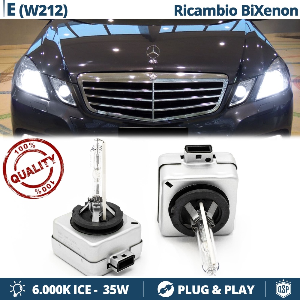 2x D1S Bi-Xenon Replacement Bulbs for MERCEDES E CLASS W212 09-12 HID 6.000K White Ice 35W 2x D1S Bi-Xenon Replacement Bulbs for MERCEDES E CLASS W212 09-12 HID 6.000K White Ice 35W