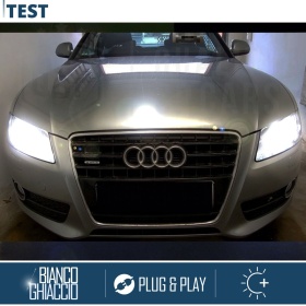 Kit LED H7 para Audi A5 8T3 Luces de Cruce CANbus | 6500K Blanco Frío 8000LM