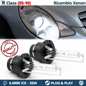 2x Bombillas Bi-Xenon D2S de Repuesto para MERCEDES CLASE R (W251) 05-10 Luz 6.000K Blanco Frio Lámpara 35W