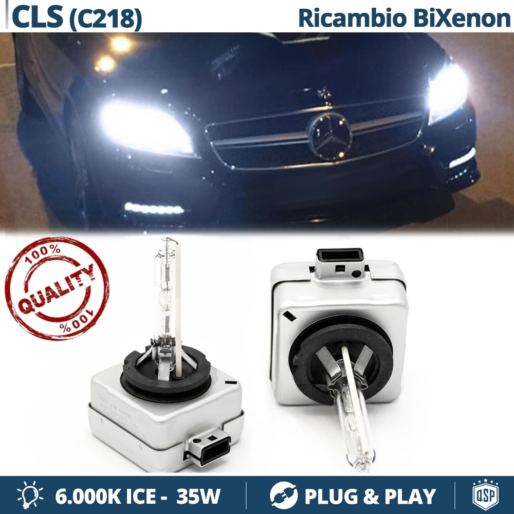 2x D1S Bi-Xenon Brenner Scheinwerferlampe für MERCEDES CLS (C218) Ersatzlampe 6.000K Weiße 35W 2x D1S Bi-Xenon Brenner Scheinwerferlampe für MERCEDES CLS (C218) Ersatzlampe 6.000K Weiße 35W