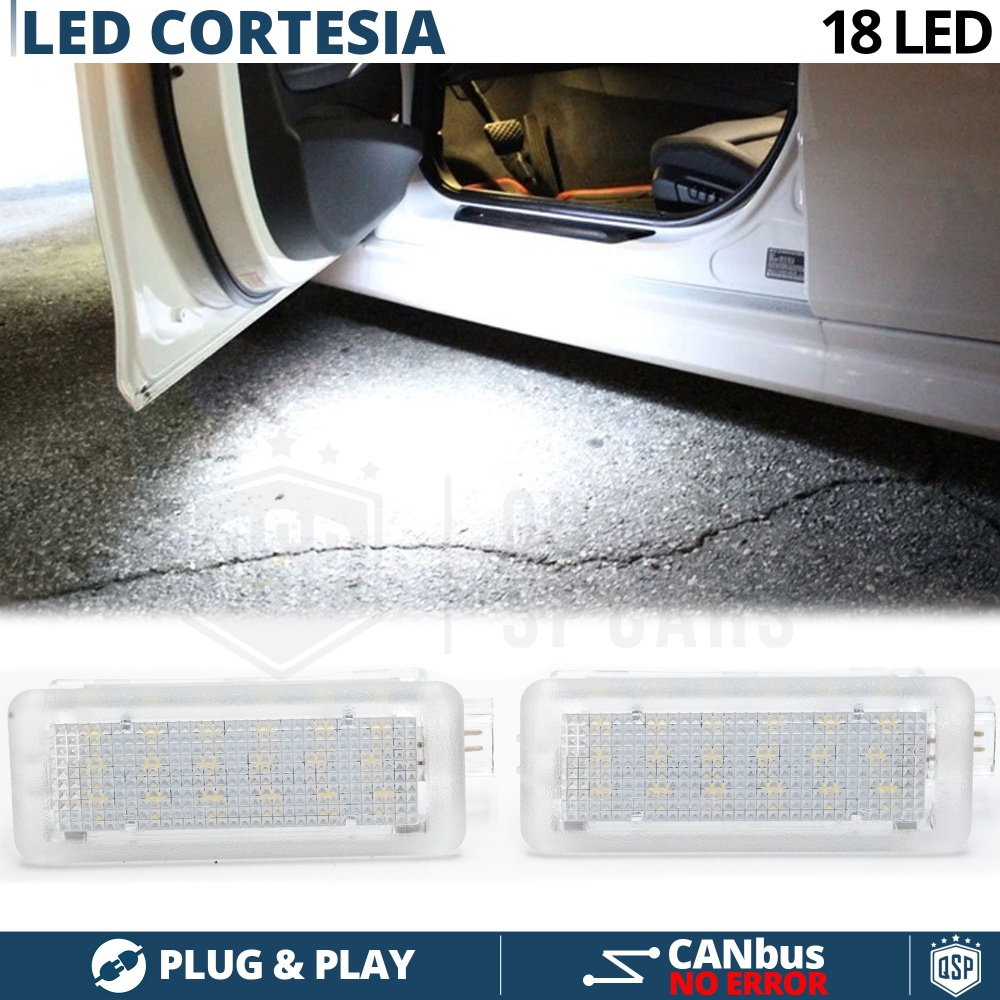 2 Luces de Cortesia LED para MERCEDES | Plafones Debajo Puerta Luz BLANCA | CANbus NO Errores 2 Luces de Cortesia LED para MERCEDES | Plafones Debajo Puerta Luz BLANCA | CANbus NO Errores