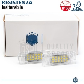 2 LED Höflichkeit Licht für BMW 5ER E39 | Led Deckenleuchten Weißes Eis 6500K | CANbus