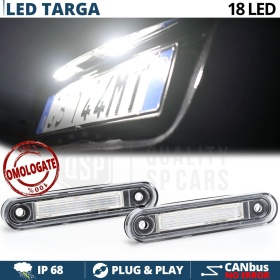 Luces de Matricula LED CANbus para Mercedes | 6500K Luz Blanca, Plug & Play