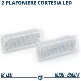 2 Luces de Cortesia LED para MERCEDES CLA W117 | Luz BLANCA Debajo Puerta CANbus
