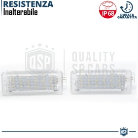 2 Luces de Cortesia LED para MERCEDES CLA W117 | Luz BLANCA Debajo Puerta CANbus