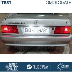 2 Luces de Matrícula LED para Mercedes SL R129 | Plafones CANbus 6500K Blanco Frío