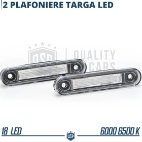 2 Luces de Matrícula LED para Mercedes CLASE E W124 84-93 | Plafones CANbus 6500K Blanco Frío