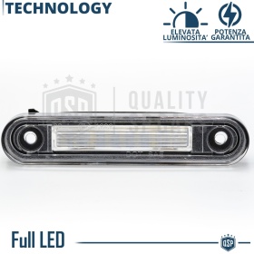 2 Luces de Matrícula LED para Mercedes CLASE E W124 84-93 | Plafones CANbus 6500K Blanco Frío