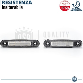 2 Luces de Matrícula LED para Mercedes CLASE E W124 84-93 | Plafones CANbus 6500K Blanco Frío